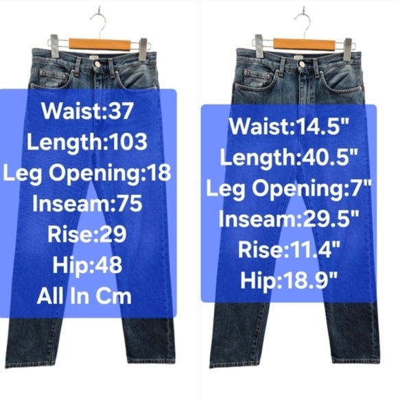 Toteme Vintage Studio Straight-Leg Jeans Size 25-26 - Picture 2 of 9